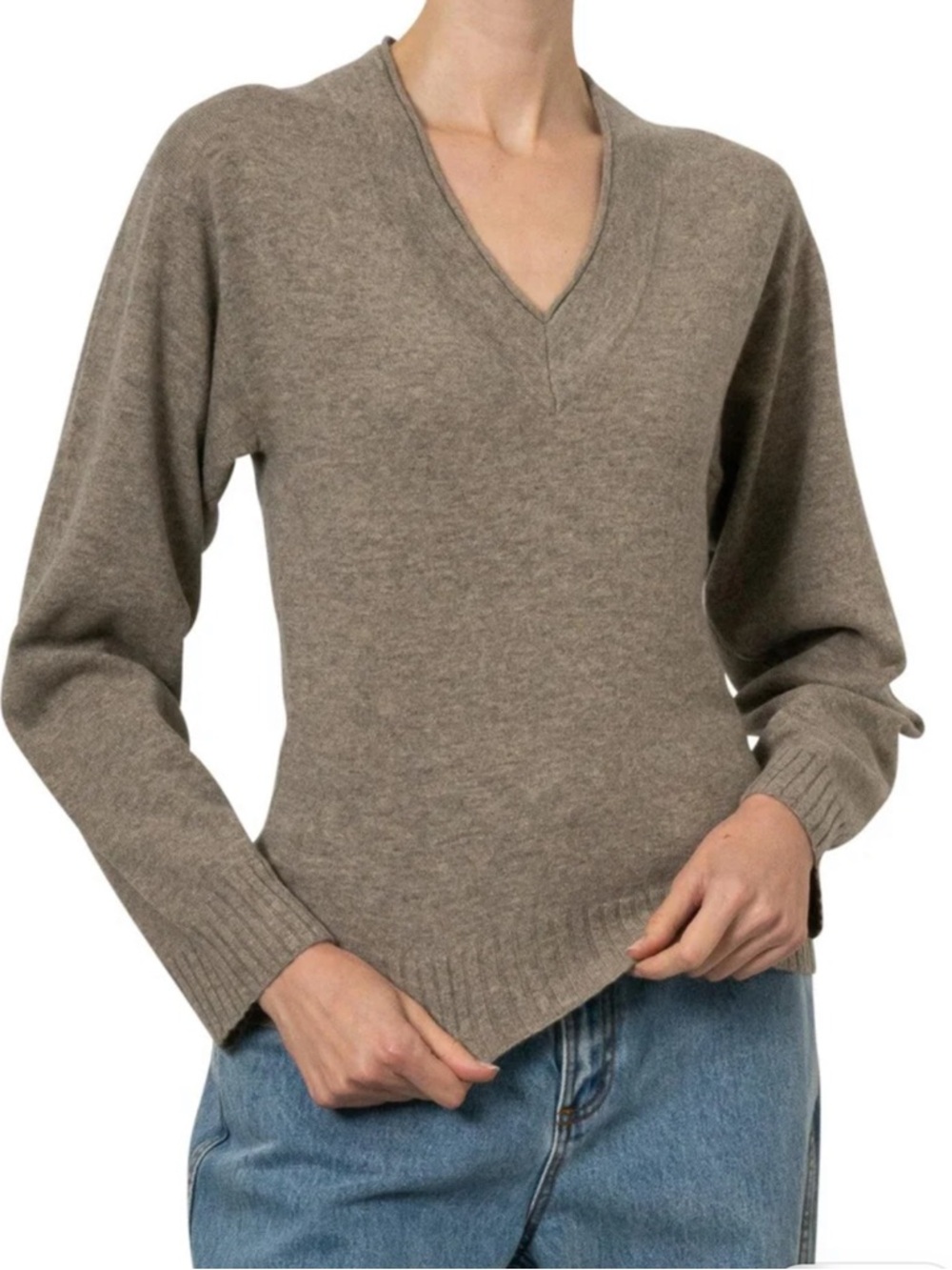 FAITHFULL THE BRAND Frederikke Wool & Cashmere Sweater Sz 2 NWT $425